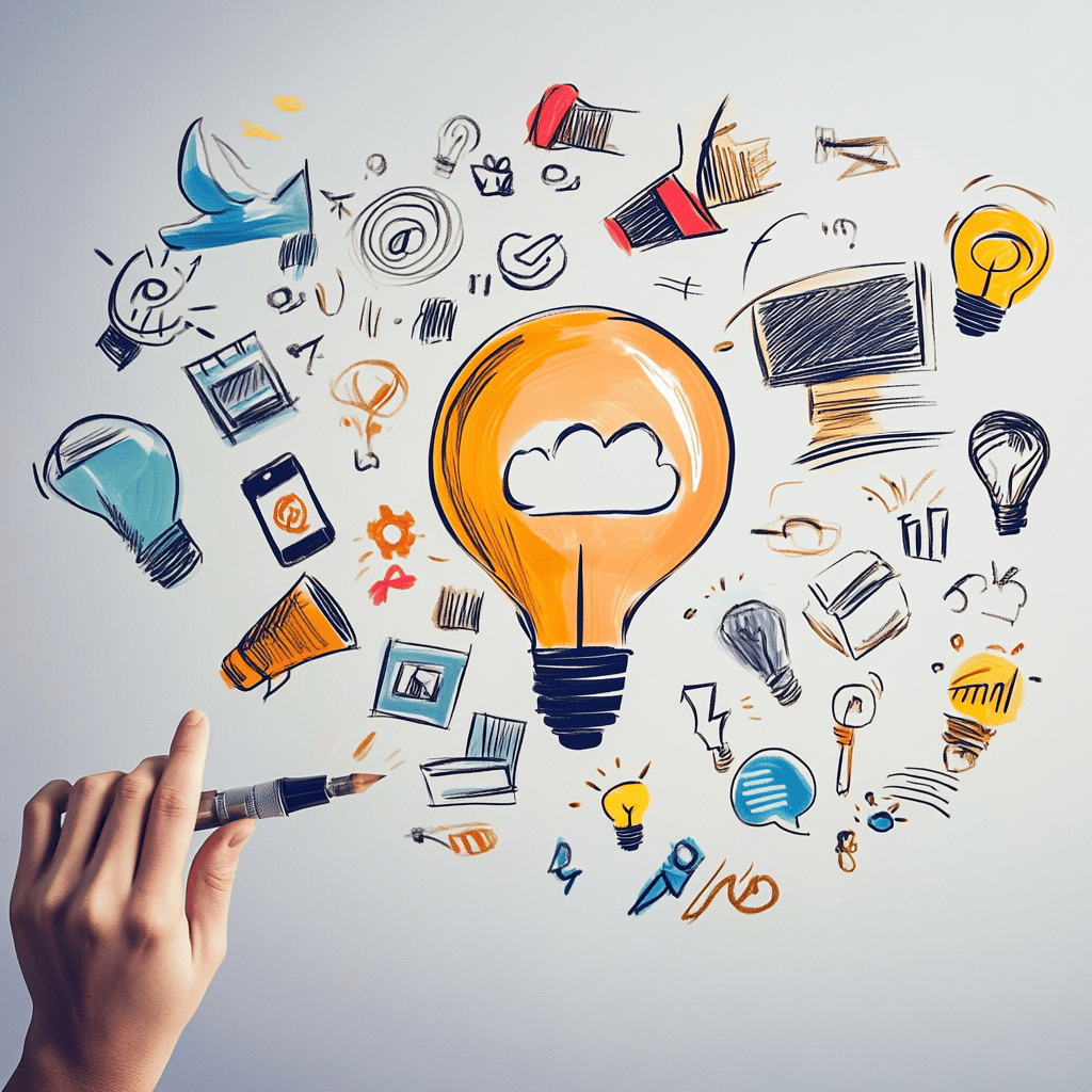 produtos ou serviços, automação de marketing, commerce, content, vídeo, profissionais, desenvolvimento, internet, podcasts, equipe, brasil